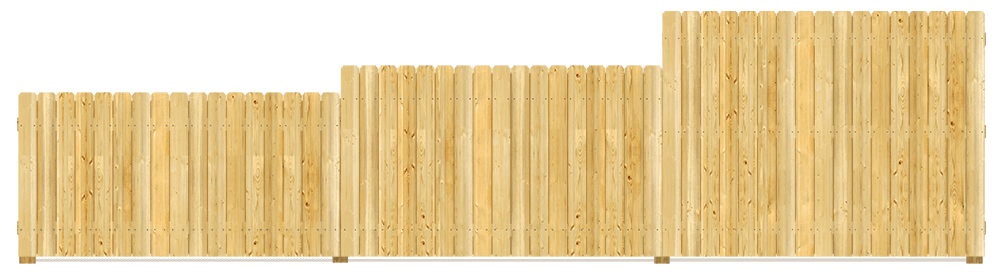 Residential Wood fence height options Fort Wayne